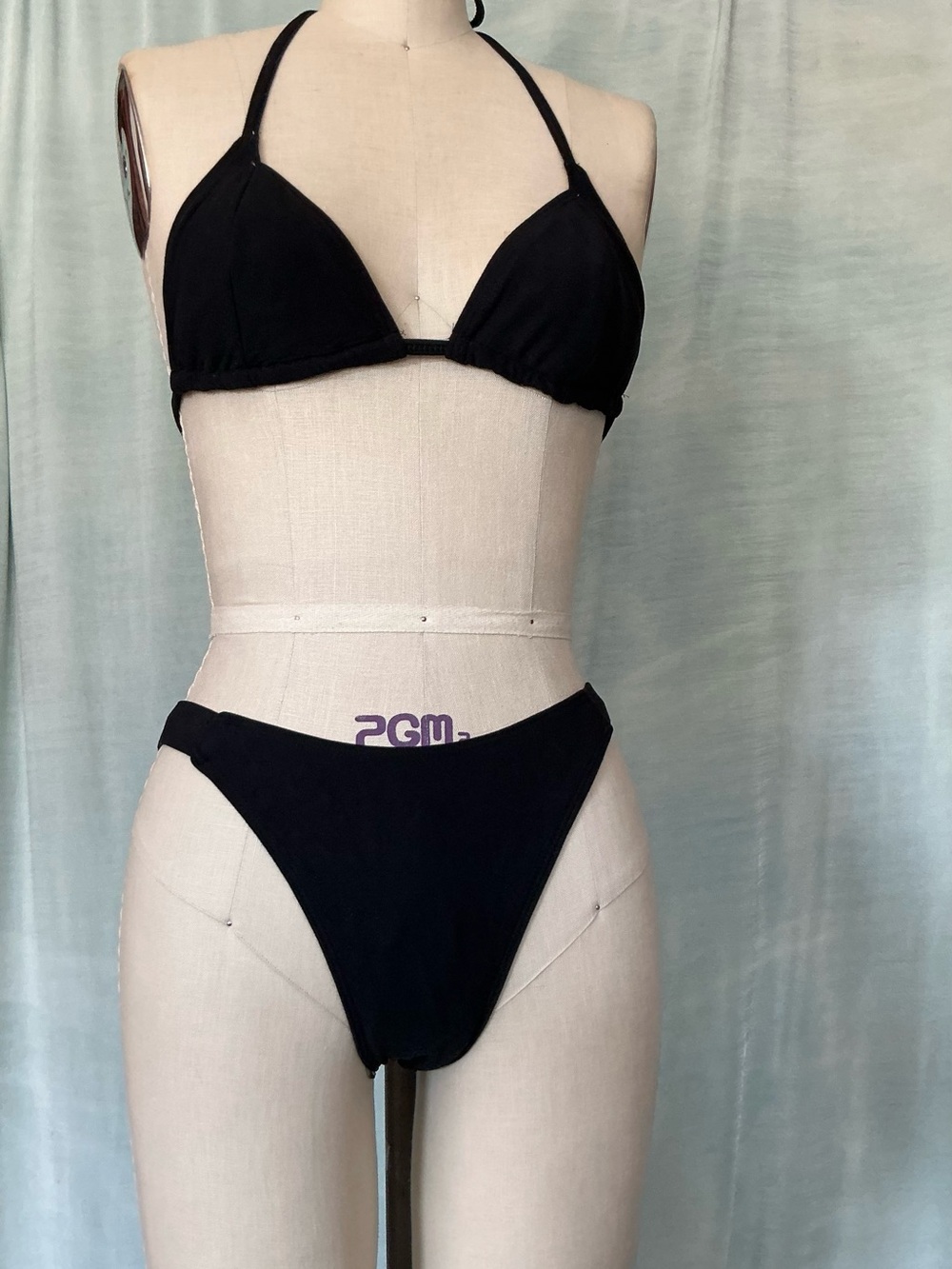 Vintage Deadstock Why Not! From Downunder Black Bikini Set – NWT